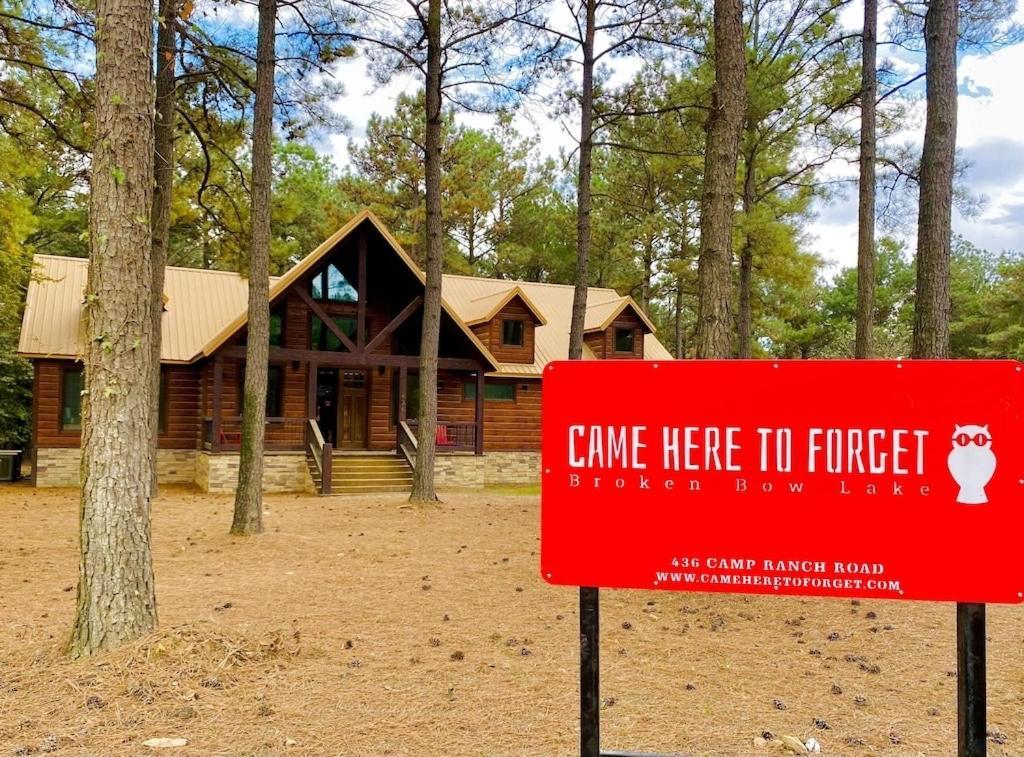 Came Here To Forget Cabin Broken Bow Exterior foto